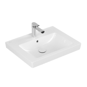 Раковина для ванной Villeroy & Boch Subway 2.0 60х47 см санитарная керамика CeramicPlus альпийский белый 71136GR1