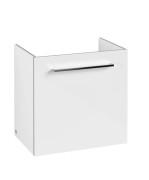 Тумба под раковину Villeroy & Boch Avento 53х38,4 см петли слева МДФ с акриловым покрытием стекло белое A88800B4