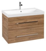 Тумба под раковину Villeroy & Boch Avento 78х48,4 см ДСП дуб канзас A89100RH