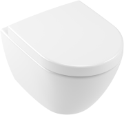 Унітаз підвісний Villeroy & Boch Subway 2.0 35,5х48 санітарна кераміка CeramicPlus альпійський білий 5606R0R1