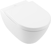 Унитаз подвесной Villeroy & Boch Subway 2.0 37х56 см санитарная керамика CeramicPlus альпийский белый 5614R0R1