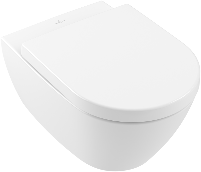 Унітаз підвісний Villeroy & Boch Subway 2.0 37х56 см санітарна кераміка CeramicPlus кам'яний білий 5614R0RW