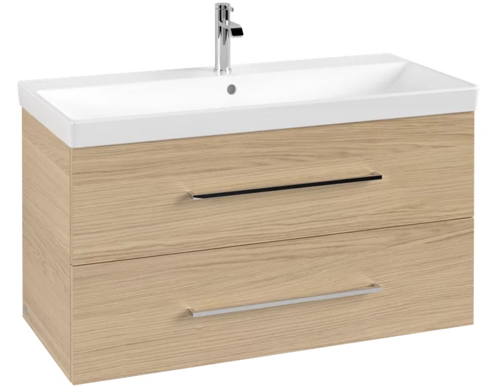 Тумба под раковину Villeroy & Boch Avento 98х48,4 см ДСП северный дуб A89200VJ