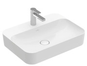 Раковина Villeroy & Boch Finion 60х44,5 см без перелива TitanCeram CeramicPlus каменный белый 414261RW