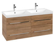 Тумба под раковину Villeroy & Boch Avento 118х48,4 см ДСП дуб канзас A89300RH