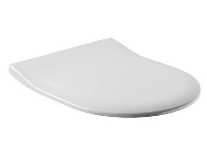 Сидіння з кришкою для унітазу Villeroy&Boch Avento SlimSeat Soft Close дюроспласт альпійський білий 9M87S101