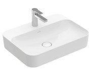 Раковина Villeroy & Boch Finion 60х44,5 см без перелива TitanCeram CeramicPlus альпийский белый 414261R1