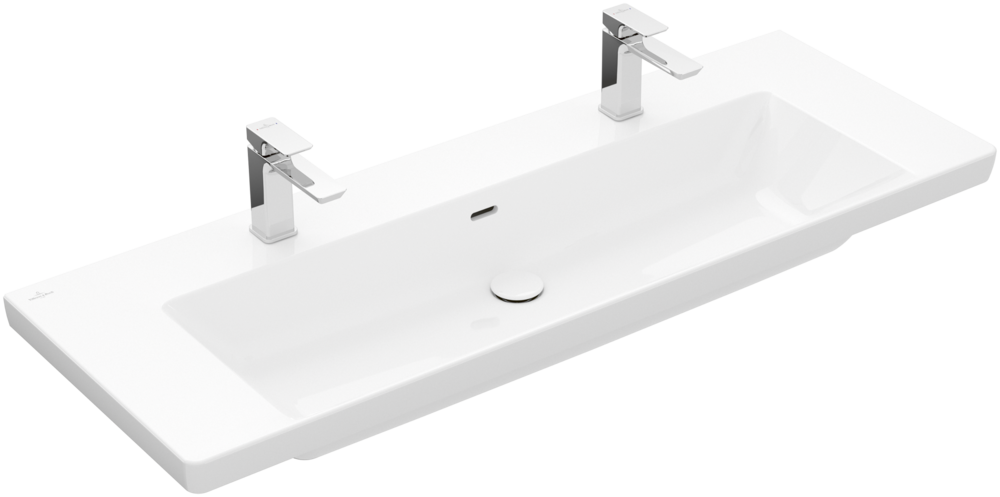 Раковина Villeroy & Boch Subway 3.0 130х47,5 см TitanCeram білий альпійський 4A70D401