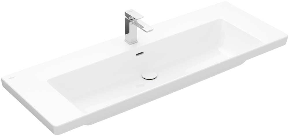 Раковина Villeroy & Boch Subway 3.0 130х47,5 см TitanCeram білий альпійський 4A70D501