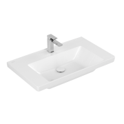 Раковина Villeroy & Boch Subway 3.0 80х47 см TitanCeram CeramicPlus альпийский белый 4A7081R1