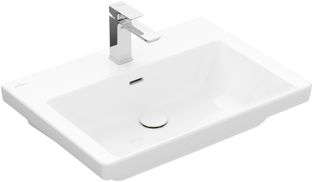 Раковина Villeroy & Boch Subway 3.0 65х47 см TitanCeram CeramicPlus альпийский белый 4A7065R1