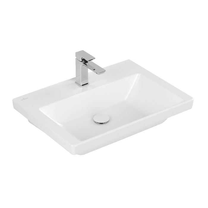 Раковина Villeroy & Boch Subway 3.0 65х47 см TitanCeram CeramicPlus кам'яний білий 4A7066RW