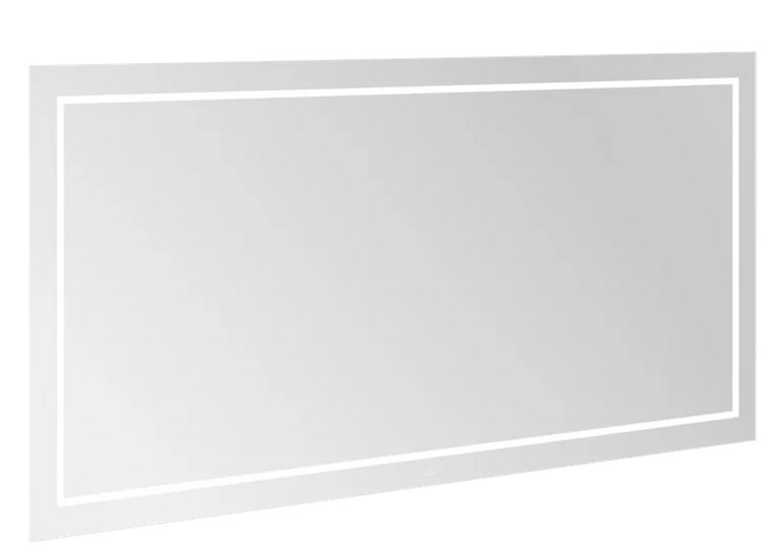 Дзеркало у ванній кімнаті Villeroy & Boch Finion 160х75 см з підсвічуванням та настінним освітленням G6001600