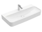 Раковина Villeroy & Boch Finion 100х47 см без переливу TitanCeram CeramicPlus кам'яний білий 41681HRW