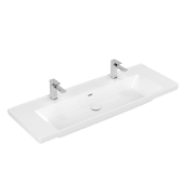 Раковина Villeroy & Boch Subway 3.0 130х47,5 см TitanCeram CeramicPlus кам'яний білий 4A70D4RW