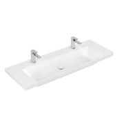 Раковина Villeroy & Boch Subway 3.0 130х47,5 см TitanCeram CeramicPlus кам'яний білий 4A70D1RW
