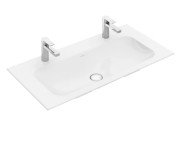 Раковина Villeroy & Boch Finion 100х50 см без переливу TitanCeram CeramicPlus кам'яний білий 4164A1RW