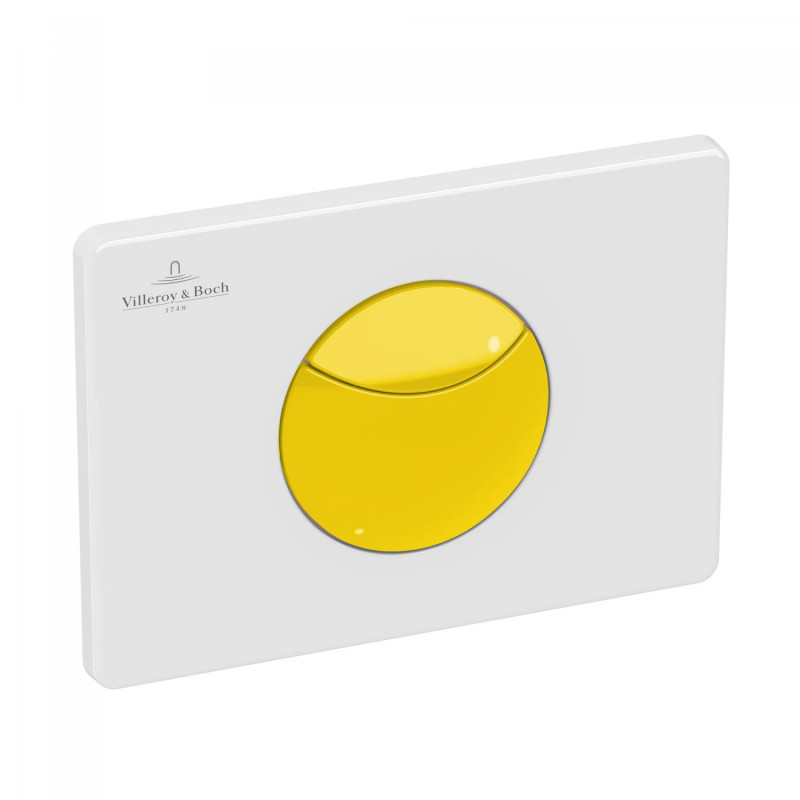 Кнопка змиву для унітазу Villeroy & Boch O.novo Kids пластик сонячний жовтий 922374P5