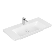 Раковина Villeroy & Boch Subway 3.0 100х47 см TitanCeram CeramicPlus кам'яний білий 4A70A2RW