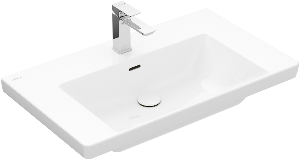 Раковина Villeroy & Boch Subway 3.0 80х47 см TitanCeram CeramicPlus білий альпійський 4A7080R1