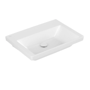 Раковина Villeroy & Boch Subway 3.0 65х47 см TitanCeram CeramicPlus альпийский белый 4A7068R1