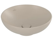 Раковина Villeroy & Boch Loop & Friends ⌀42 см без переливу TitanCeram CeramicPlus мигдаль 4A4601AM