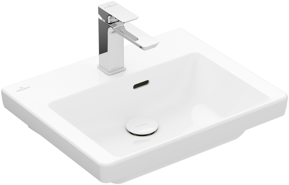 Раковина Villeroy & Boch Subway 3.0 50х40 см санітарна кераміка CeramicPlus альпійський білий 4370FFR1