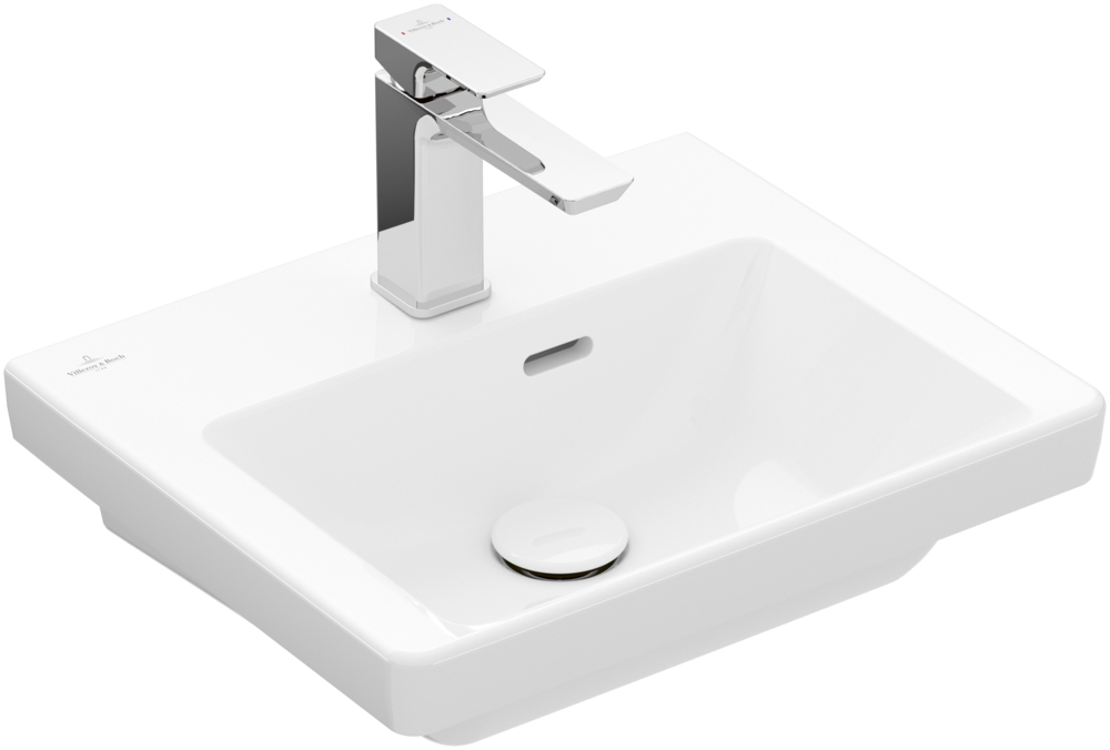 Раковина Villeroy & Boch Subway 3.0 45х37 см санитарная керамика альпийский белый 43704501