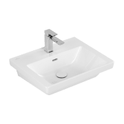 Раковина Villeroy & Boch Subway 3.0 55х44 см санітарна кераміка альпійський білий 4A70F401