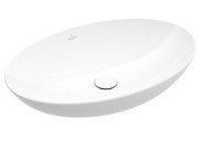 Раковина Villeroy&Boch Loop&Friends 62х42 см з переливом TitanCeram CeramicPlus кам'яний білий 4A4800RW