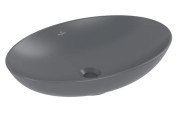 Раковина Villeroy & Boch Loop & Friends 62х42 см без переливу TitanCeram CeramicPlus графіт 4A4801i4
