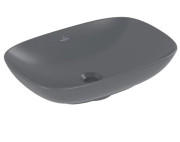 Раковина Villeroy & Boch Loop & Friends 56х38 см с переливом TitanCeram CeramicPlus графит 4A4900i4