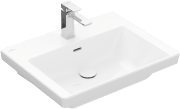 Раковина Villeroy & Boch Subway 3.0 60х47 см шлифованный TitanCeram CeramicPlus альпийский белый 4A706GR1