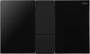 Кнопка смыва для унитаза Viega Prevista Visign for Style 24 пластик черный полированный 773304