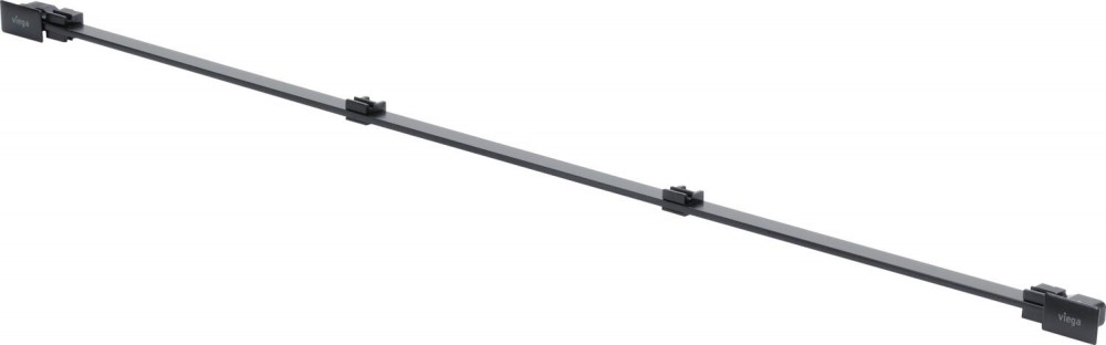 Решетка для водосточного желоба Viega Advantix Vario для монтажа в стену нержавеющая сталь черный 736583