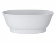 Ванна из искусственного камня Miraggio Molly 160x80 см литой мрамор Miramarble белый 0002111