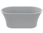 Ванна із штучного каменю Miraggio Helga 150x85 см литий мармур Miramarble білий 0002545