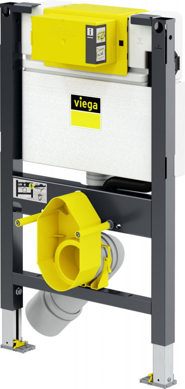 Система інсталяції підвісного унітазу-біде Viega Prevista Dry сталь 772017