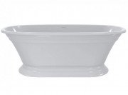 Ванна из искусственного камня Miraggio Anastasia 175x80 см литой мрамор Miramarble белый 69125621