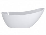 Ванна из искусственного камня Miraggio Marina 174,5x72,5 см литой мрамор Miramarble белый 0002005