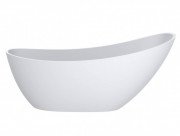 Ванна із штучного каменю Miraggio Marina 174,5x72,5 см литий мармур Miramarble білий матовий 0002006