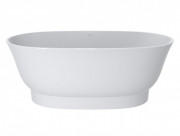 Ванна із штучного каменю Miraggio Molly 160x80 см литий мармур Miramarble білий 0002111