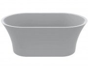 Ванна из искусственного камня Miraggio Helga 150x85 см литой мрамор Miramarble белый 0002545