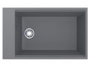Мойка для кухни Miraggio Lagoon 76х46 см кварцевый песок Mirastone серый 0002086