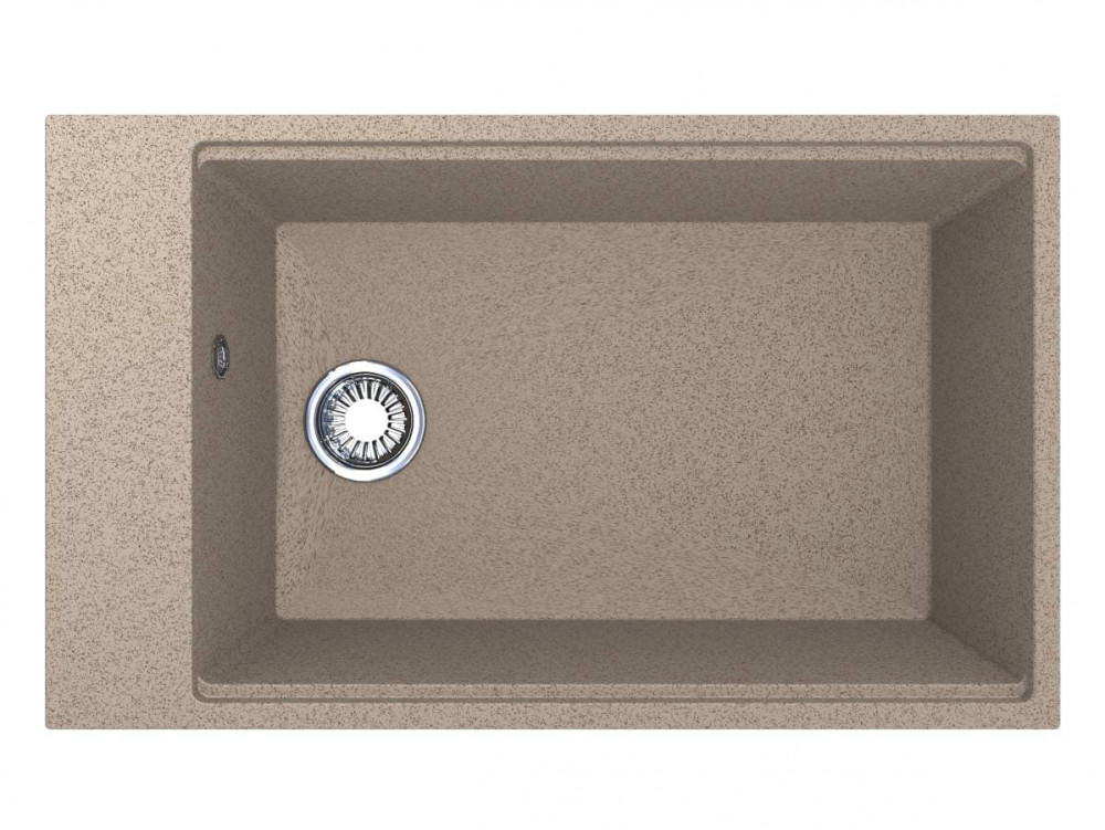 Мойка для кухни Miraggio Lagoon 76х46 см кварцевый песок Mirastone терра 0002089