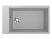 Мойка для кухни Miraggio Lagoon 76х46 см кварцевый песок Mirastone белый 0002090