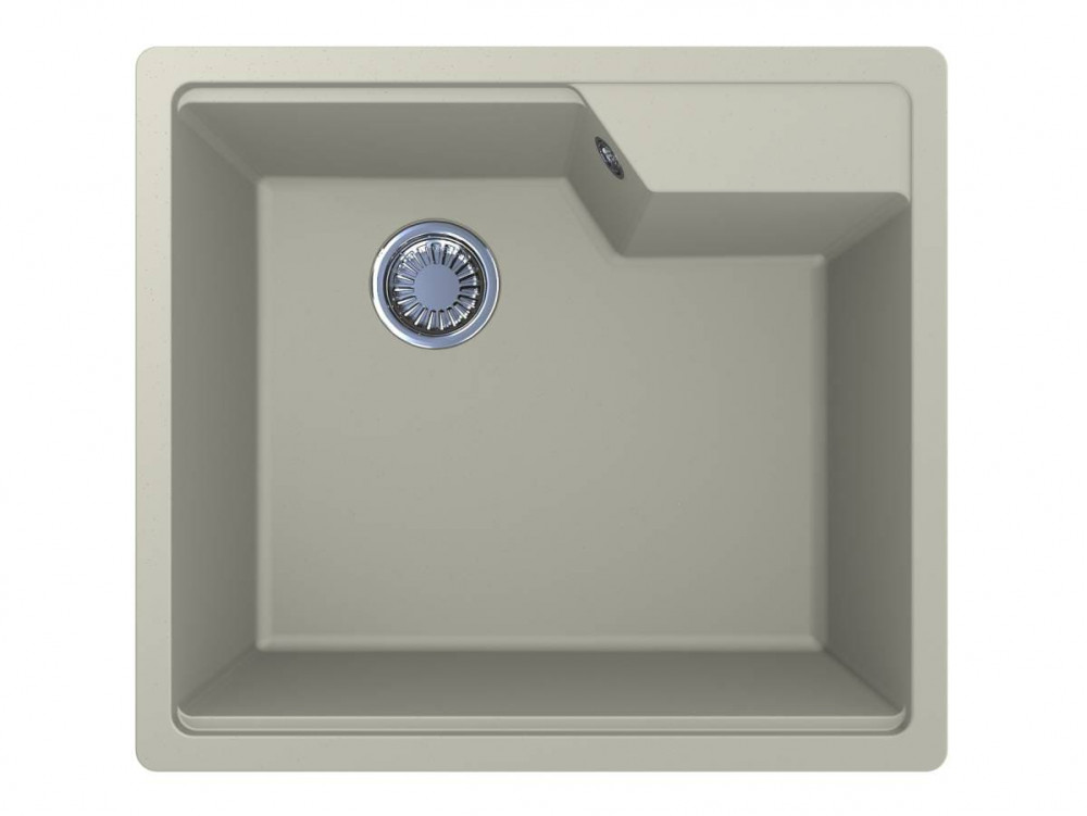 Мийка для кухні Miraggio Lisa 55,8х49,8 см кварцовий пісок Mirastone жасмин 0002240