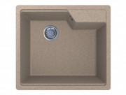 Мийка для кухні Miraggio Lisa 55,8х49,8 см кварцовий пісок Mirastone терра 0002242