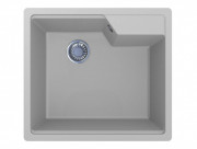 Мойка для кухни Miraggio Lisa 55,8х49,8 см кварцевый песок Mirastone белый 0002243