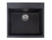 Мойка для кухни Miraggio Lagoon 54,1х51,1 см кварцевый песок Mirastone черный 0002244